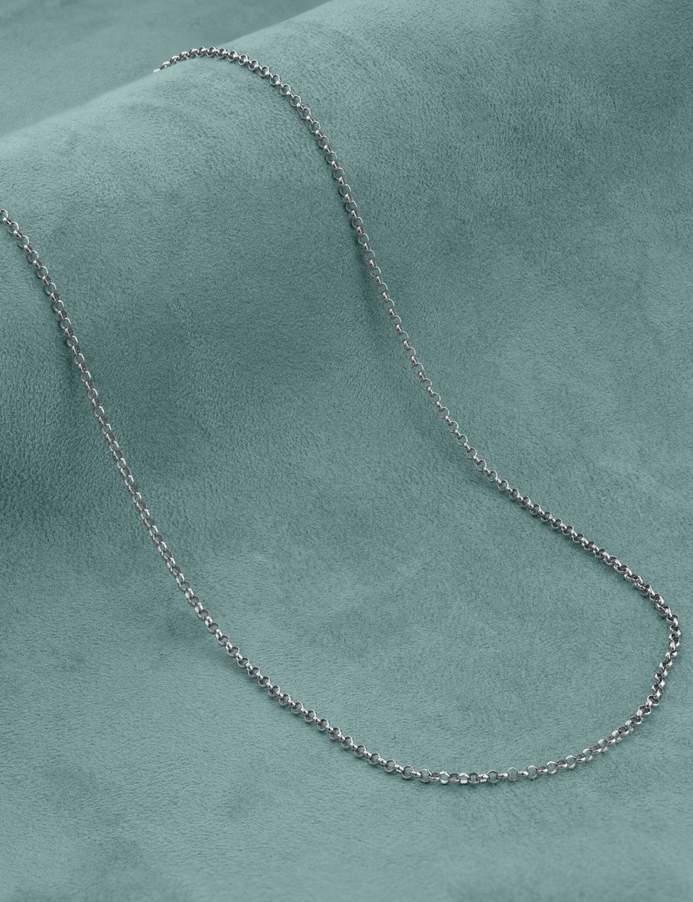 Цепь из белого золота