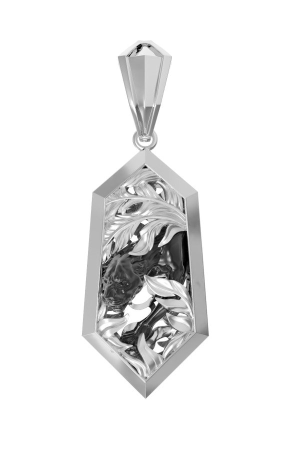 Подвеска из белого золота