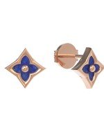 Серьги из золота c лазуритом