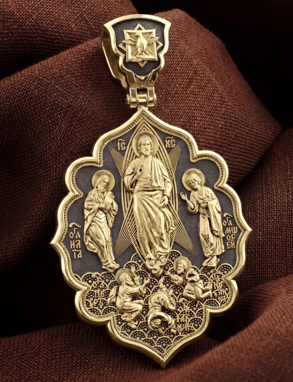 Образок из лимонного золота