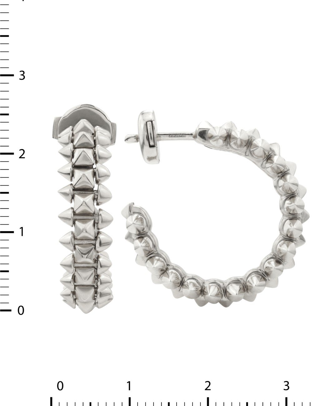 Серьги из белого золота