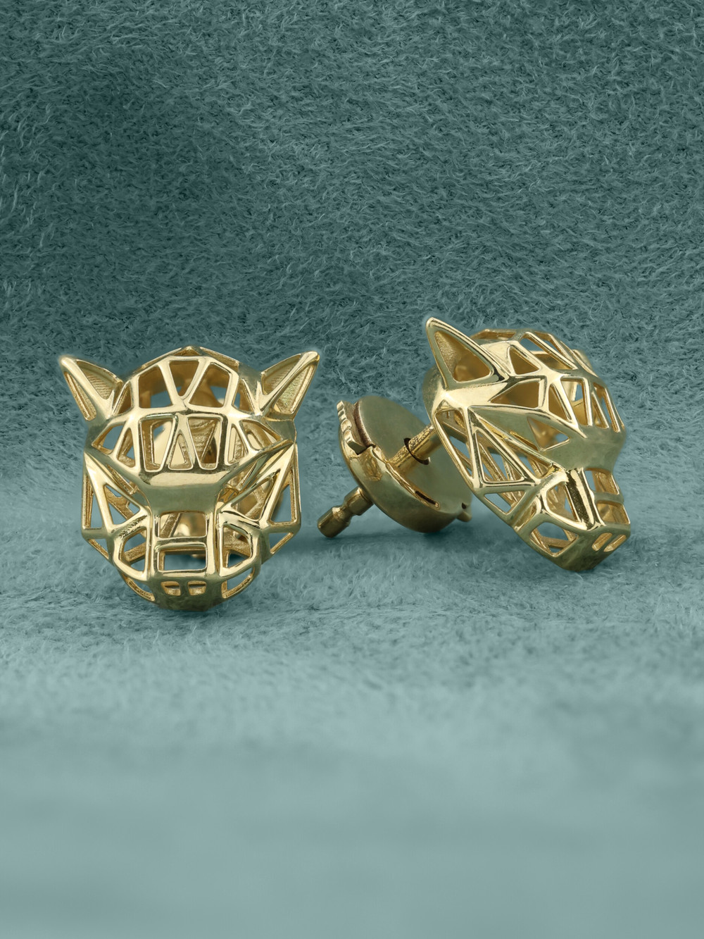 Серьги из лимонного золота 585 пробы