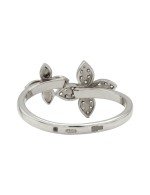 Кольцо из белого золота c бриллиантами