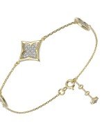 Браслет из лимонного золота c бриллиантами