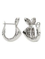 Серьги из белого золота