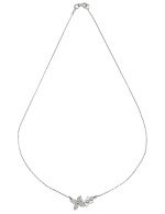 Колье из белого золота c бриллиантами