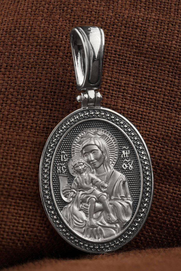 Образок из белого золота