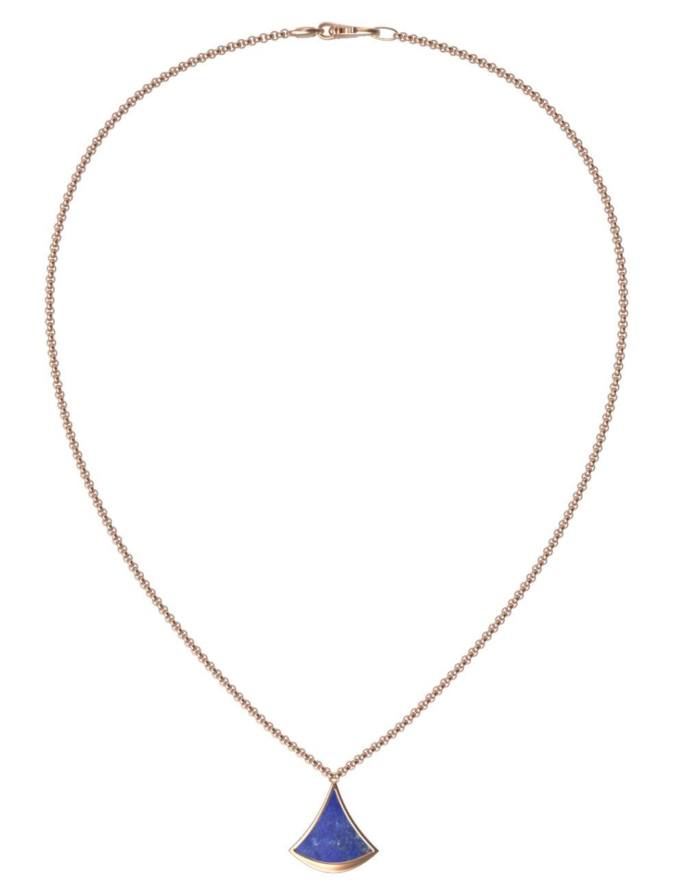 Колье из золота c лазуритом