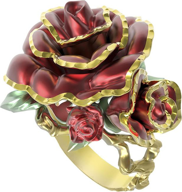 Кольцо из лимонного золота 585 пробы