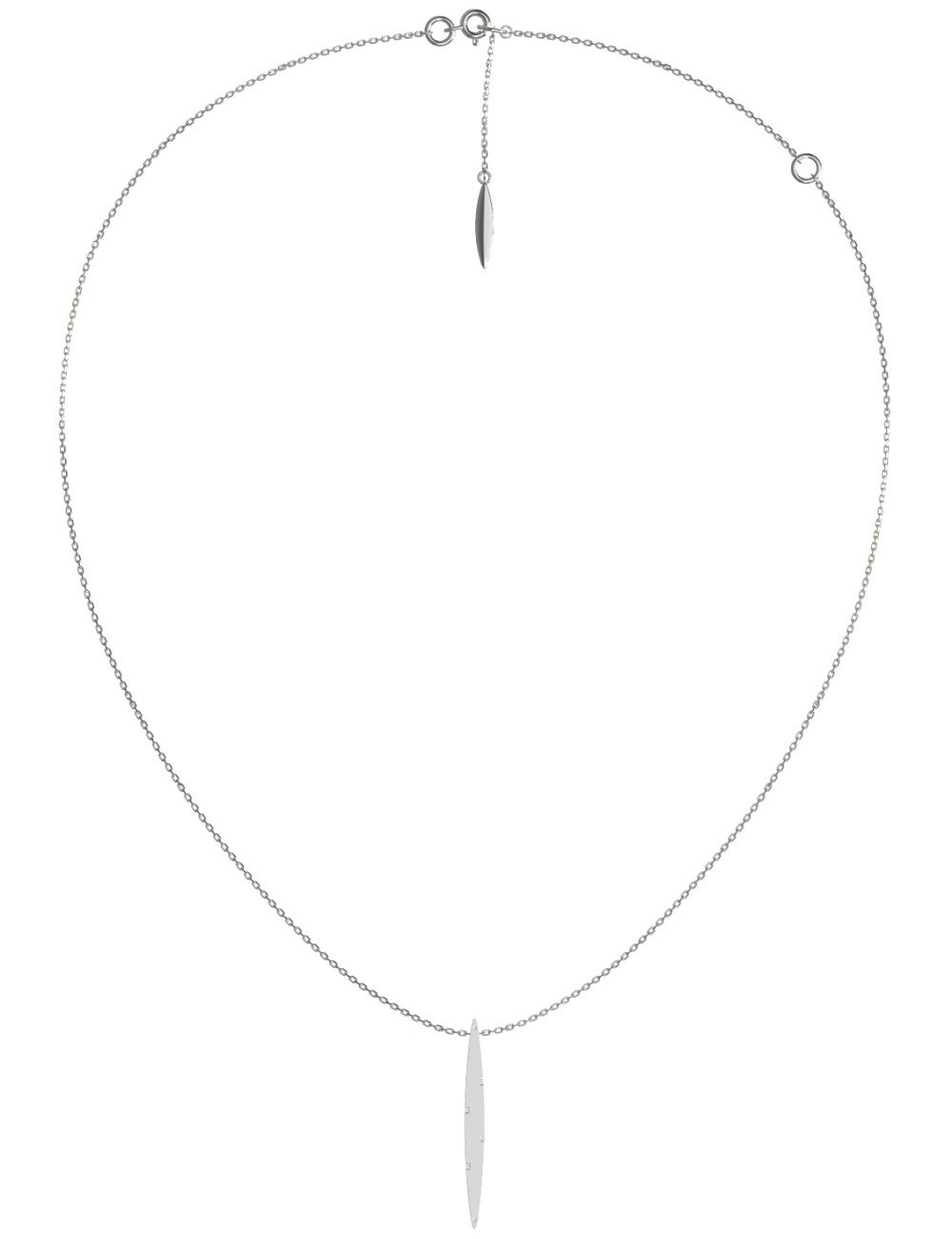 Колье из белого золота c бриллиантами