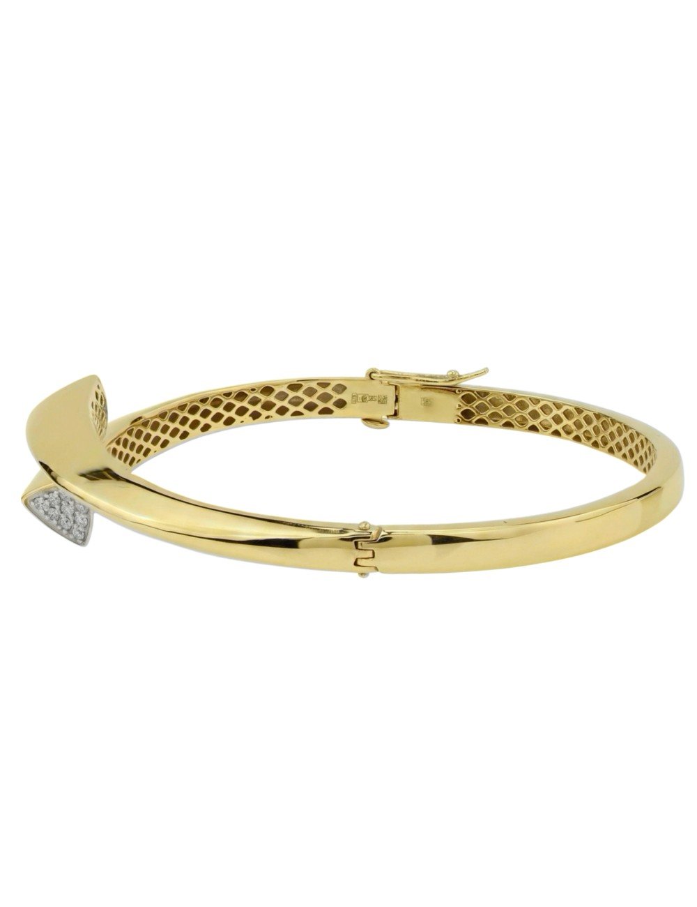 Браслет из лимонного золота c бриллиантами