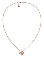 Колье из золота c бриллиантами и перламутром