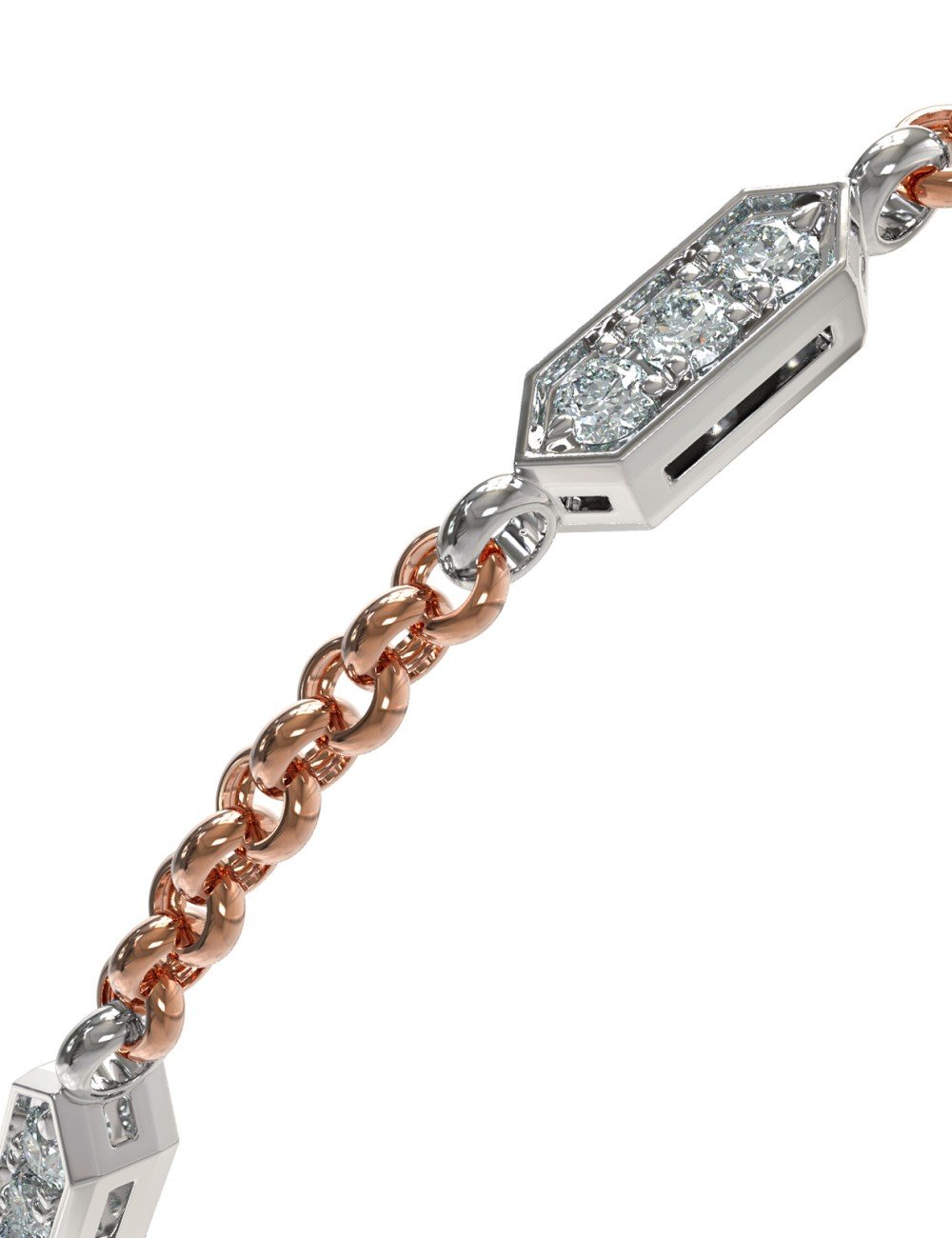 Браслет из золота c бриллиантами