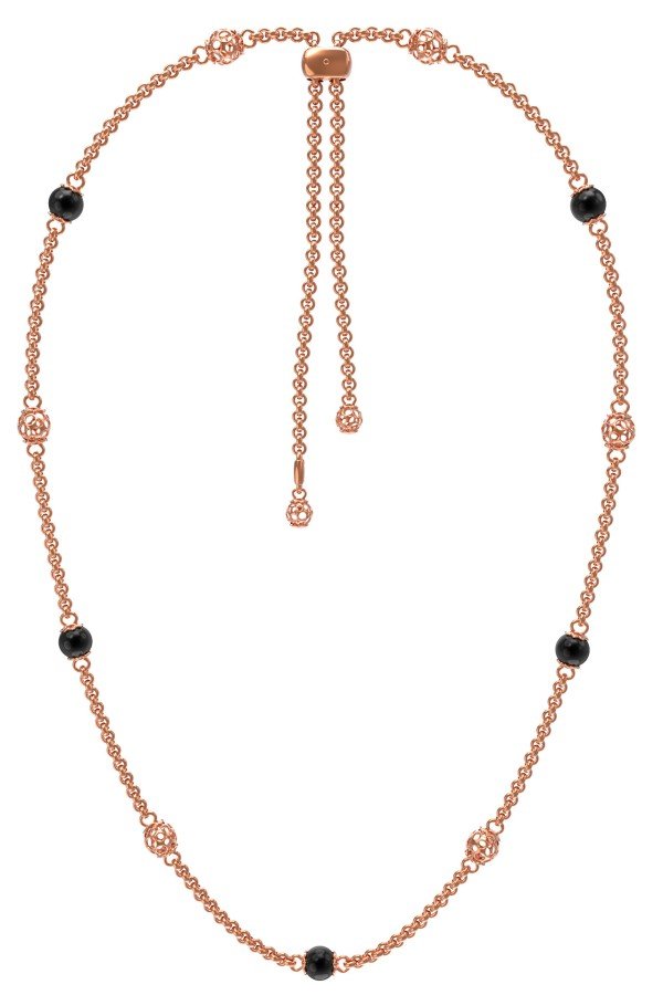 Колье из золота c ониксом