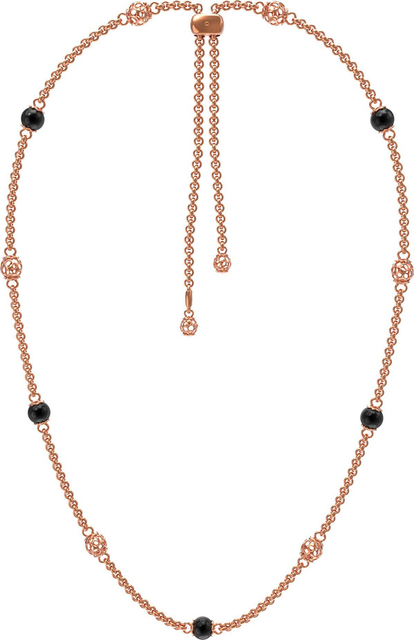 Колье из красного золота 585 пробы c ониксом