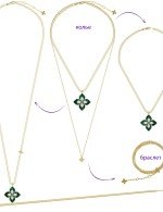 Колье из лимонного золота c бриллиантами и малахитом