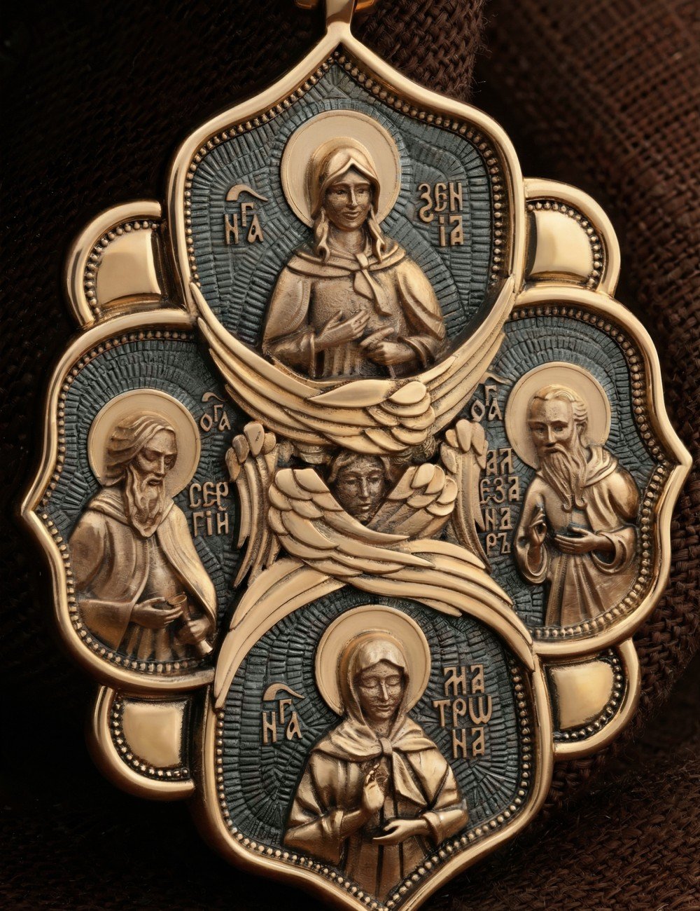 Образок из золота