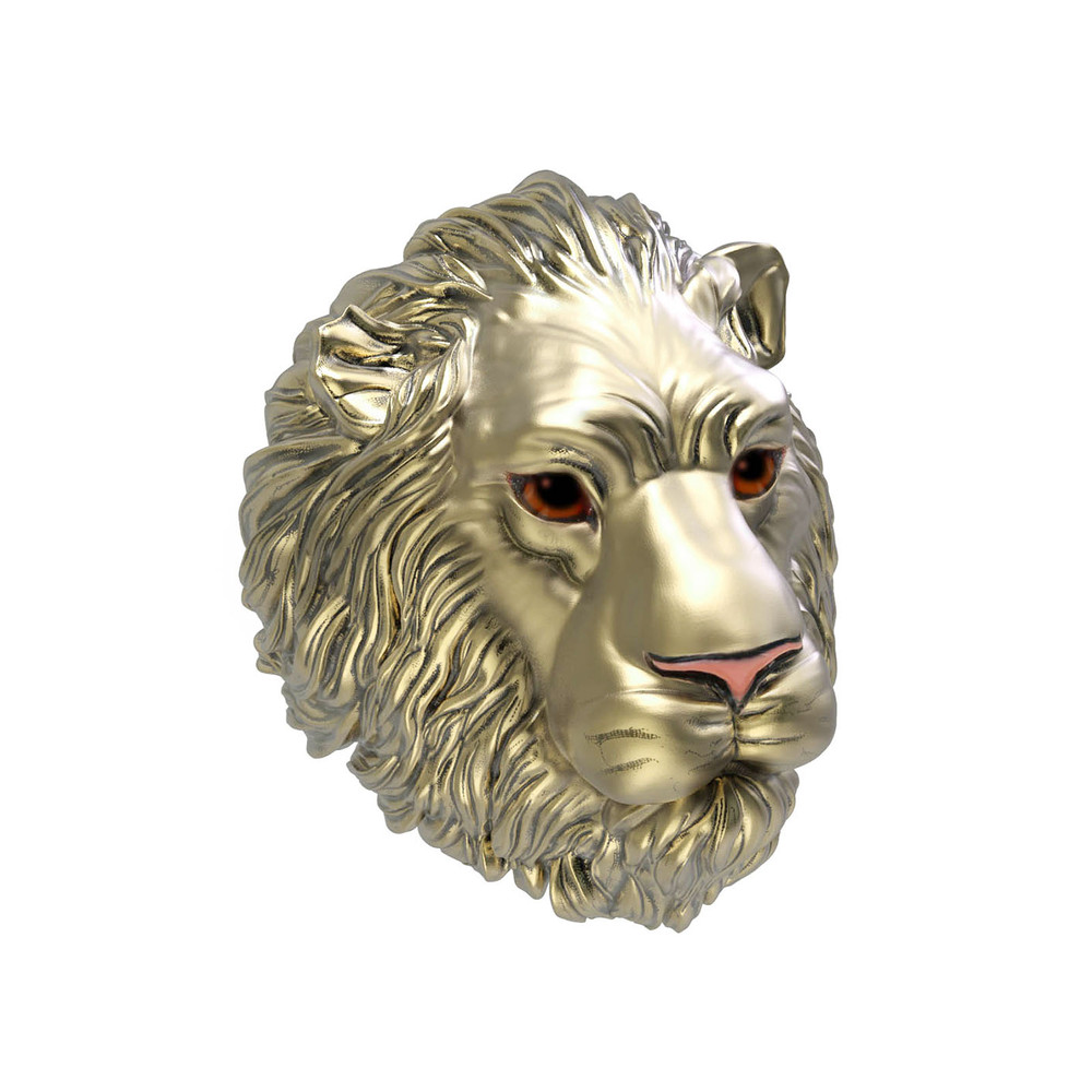 Кольцо из лимонного золота 585 пробы c эмалью