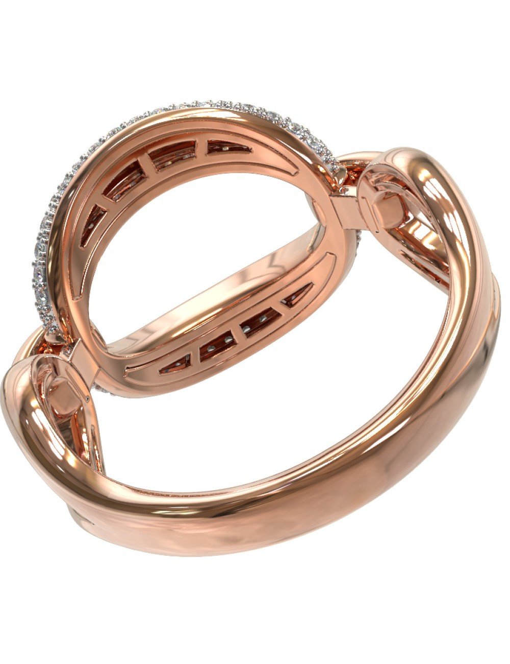 Кольцо из золота c бриллиантами