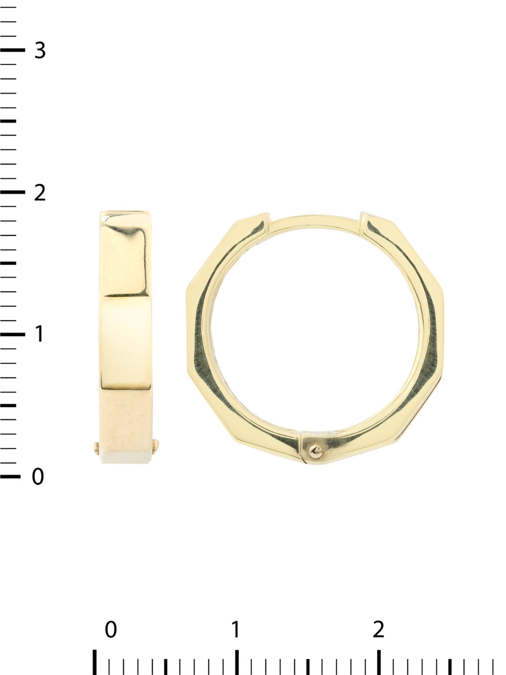 Серьги из лимонного золота 585 пробы