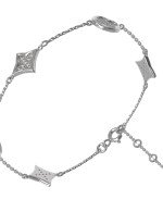 Браслет из белого золота c бриллиантами