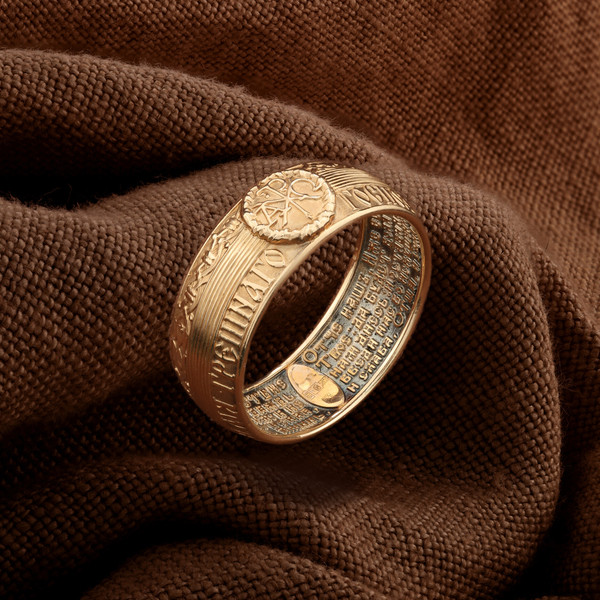 Кольцо из красного золота 585 пробы