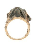 Кольцо из золота c эмалью