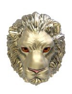 Кольцо из лимонного золота c эмалью