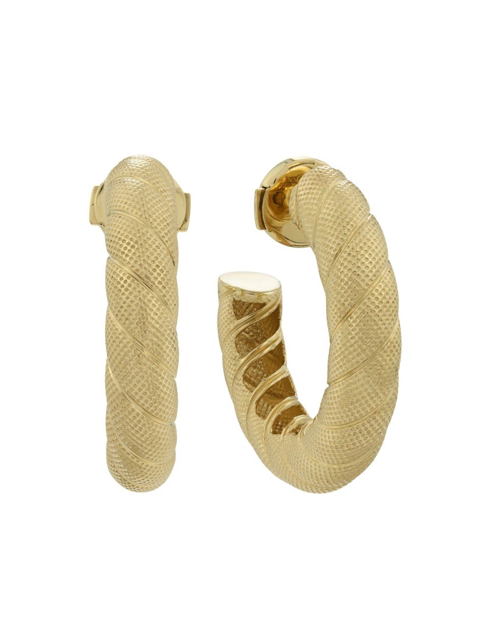 Серьги из лимонного золота