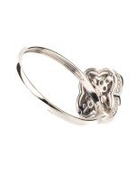 Кольцо из белого золота c бриллиантами