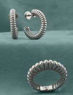 Серьги из белого золота