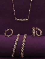 Серьги из розового золота c бриллиантами