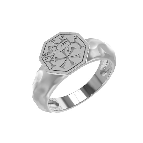 Кольцо из белого золота 585 пробы