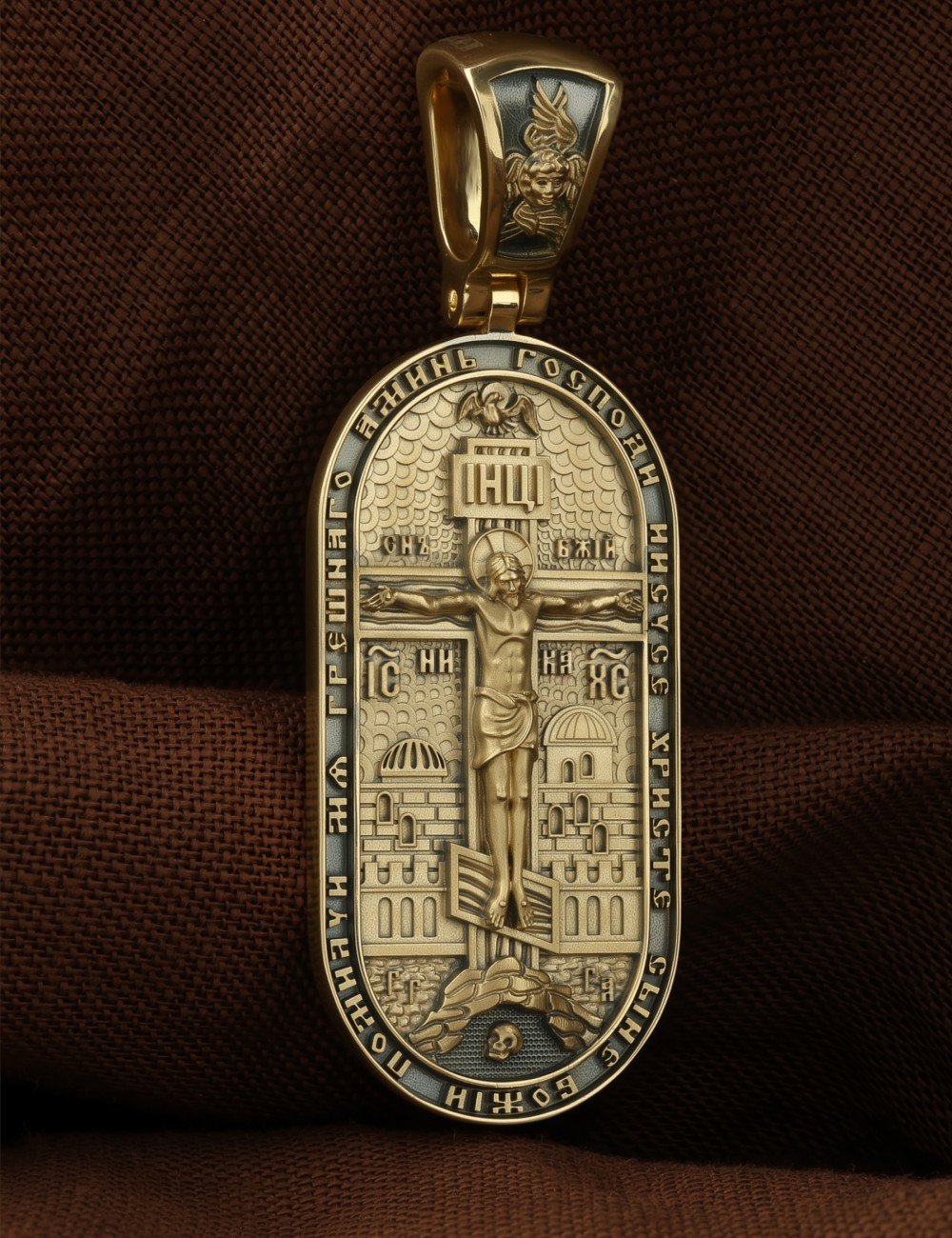 Образок из лимонного золота