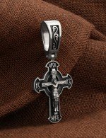 Крест из белого золота