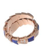 Кольцо из золота c бриллиантами и лазуритом