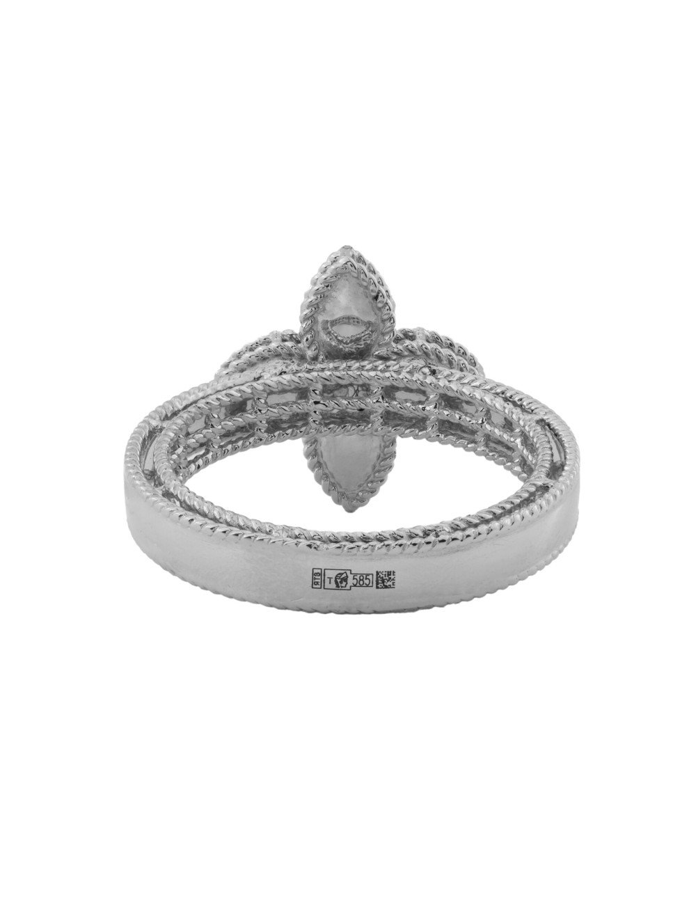 Кольцо из белого золота c бриллиантами