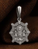 Образок из белого золота 585 пробы