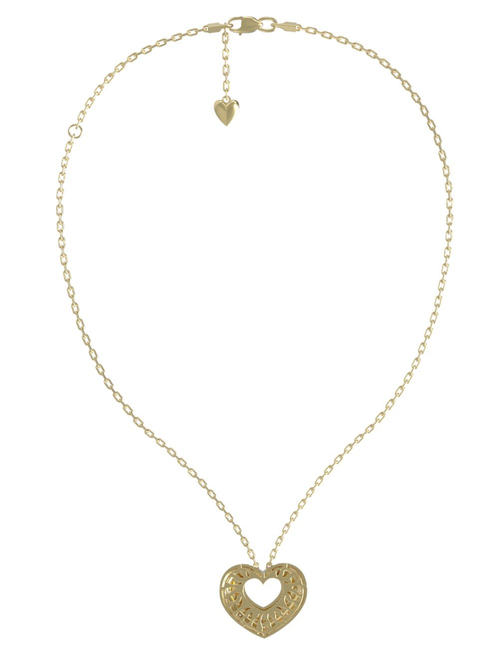 Колье из лимонного золота c бриллиантами