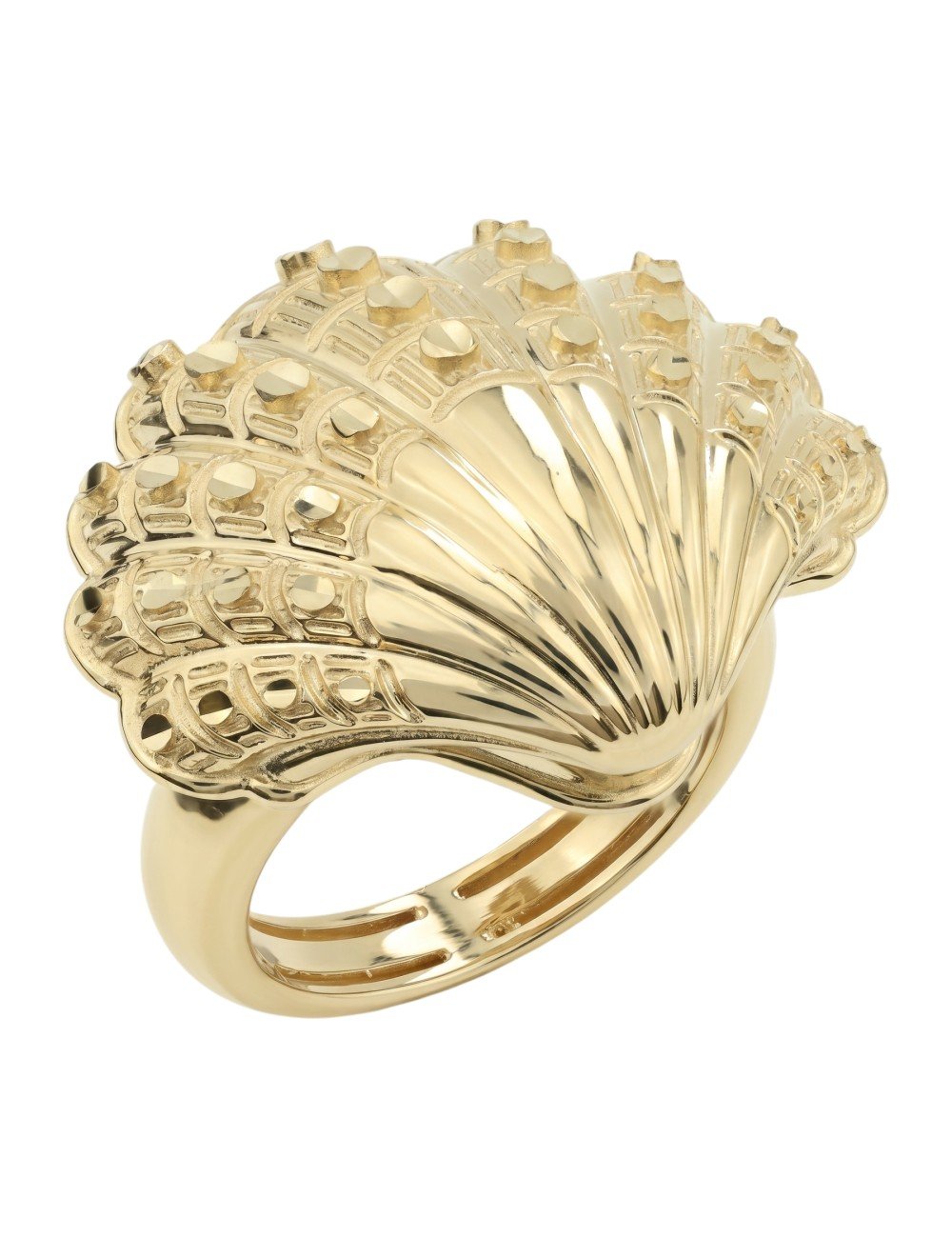 Кольцо из лимонного золота c рубином