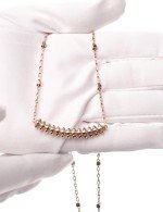 Колье из розового золота