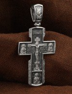 Крест из белого золота