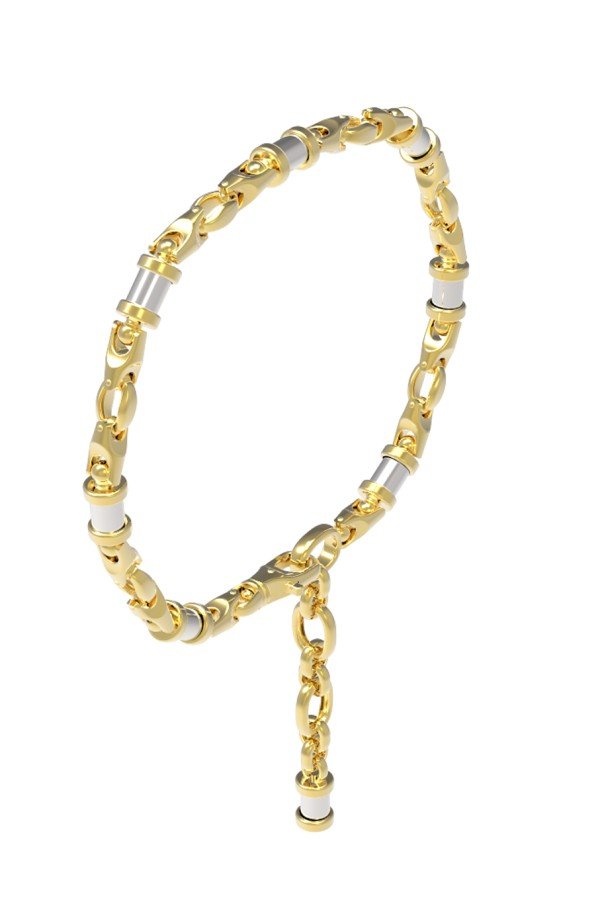 Браслет из лимонного золота