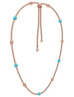 Колье из золота c бирюзой