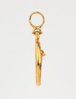 Подвеска из золота c эмалью и ониксом