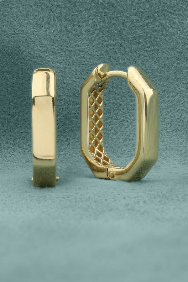 Серьги из лимонного золота