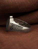 Кольцо из белого золота