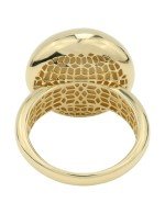 Кольцо из лимонного золота c бриллиантами