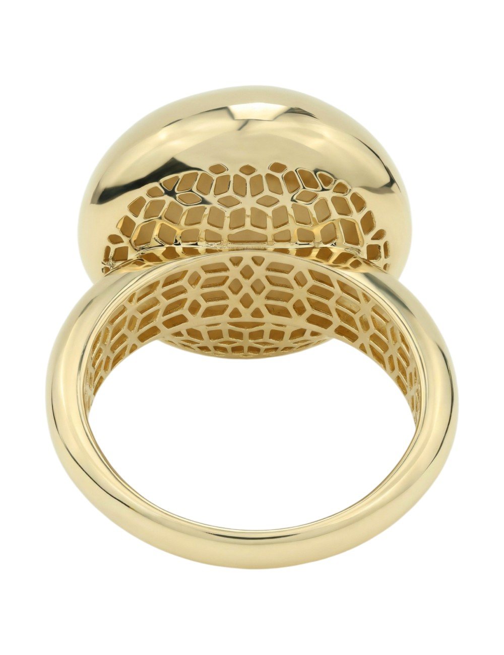 Кольцо из лимонного золота c бриллиантами