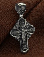 Крест из белого золота